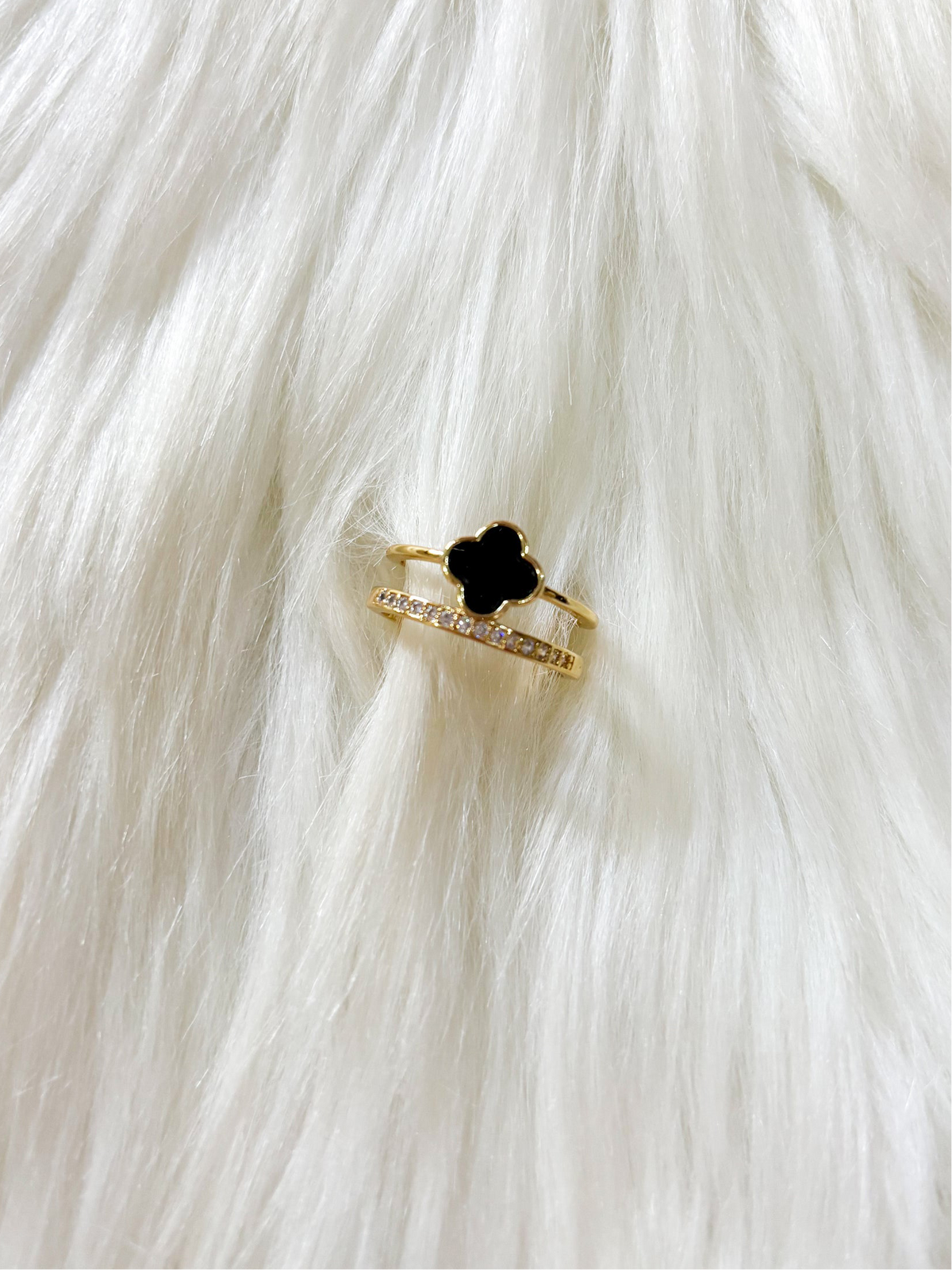 Clover Layered Ring