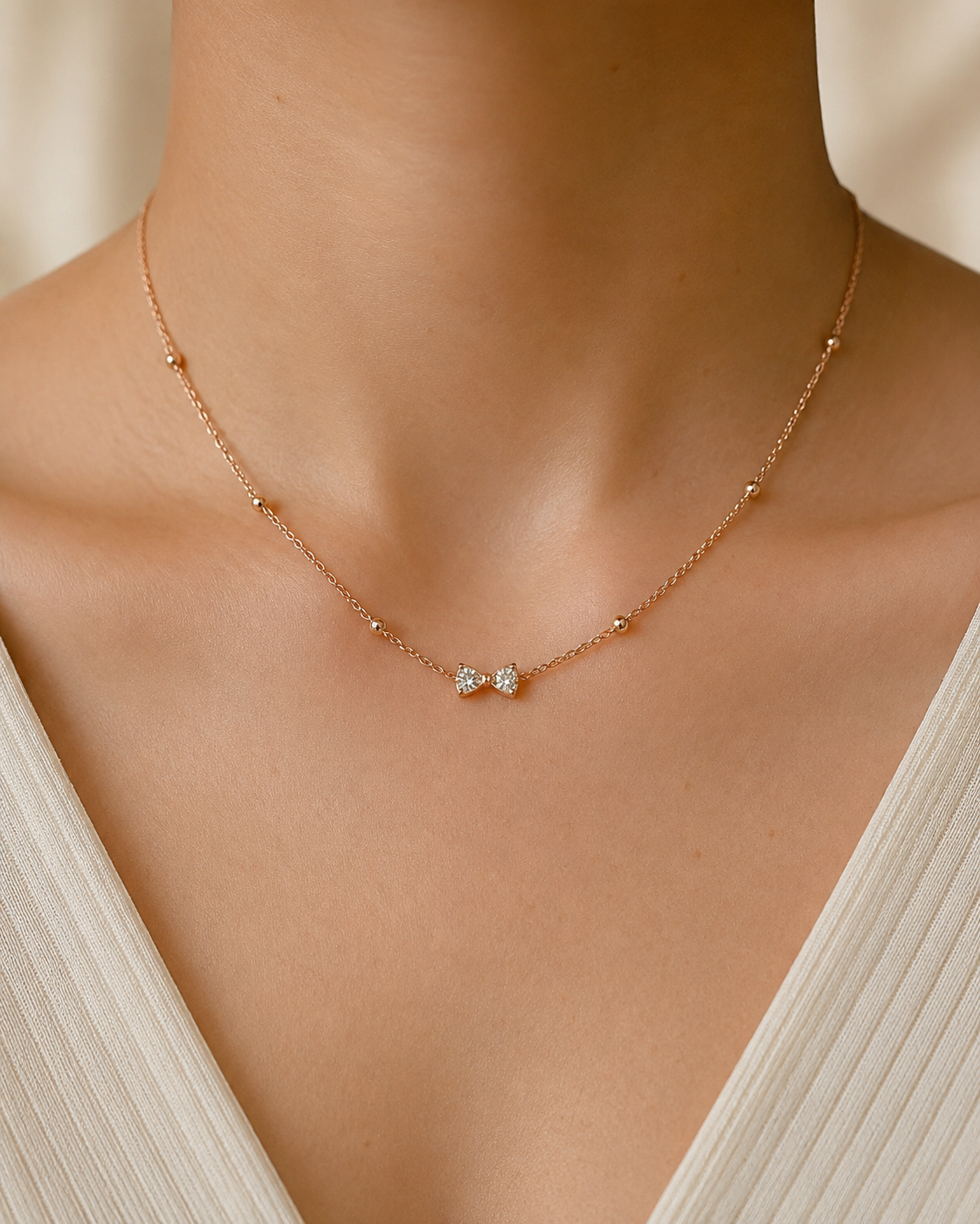 Mini Bow Necklace