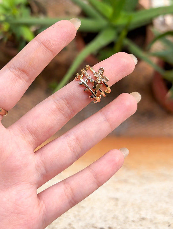 Butterfly Layered Ring