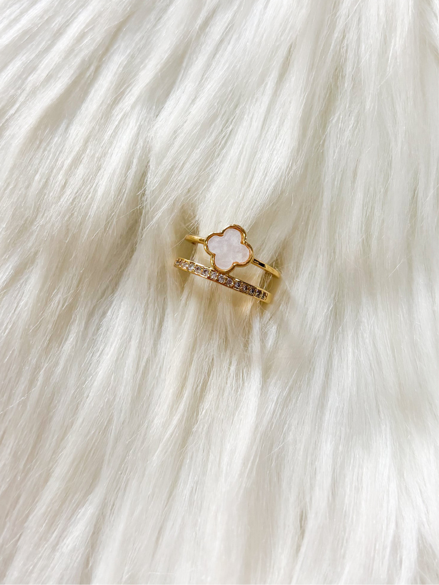 Clover Layered Ring