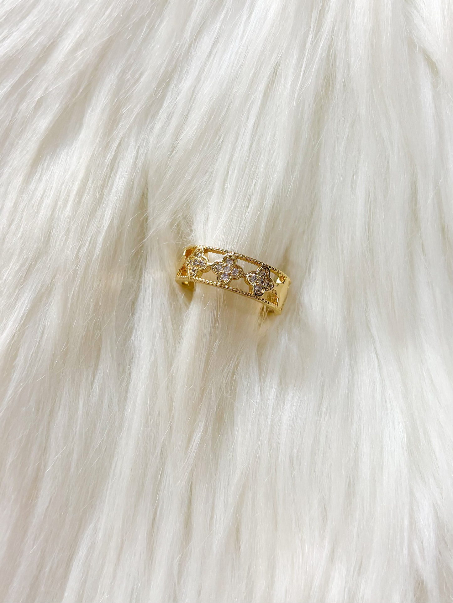 Clover Luxe Ring