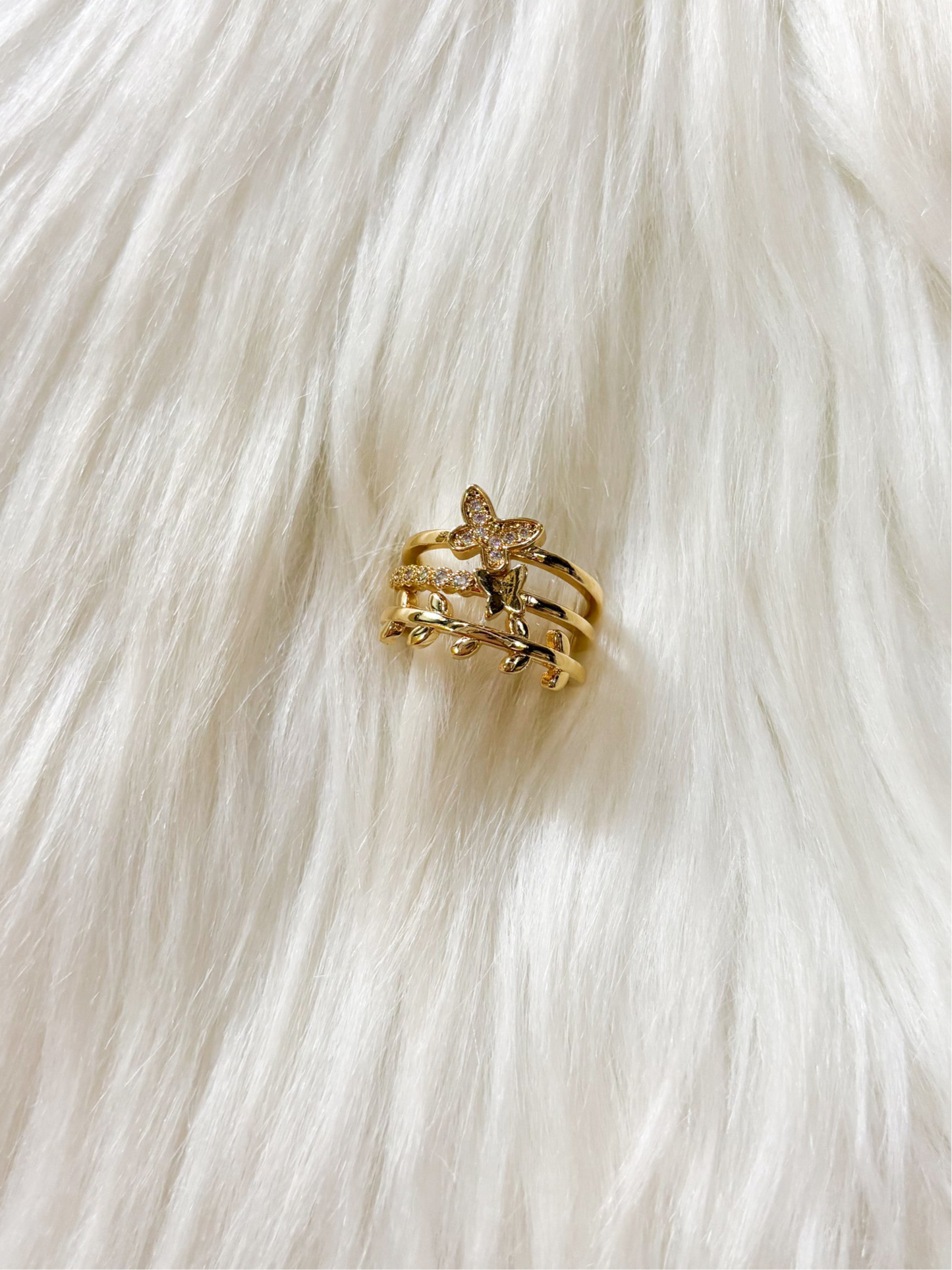 Butterfly Layered Ring