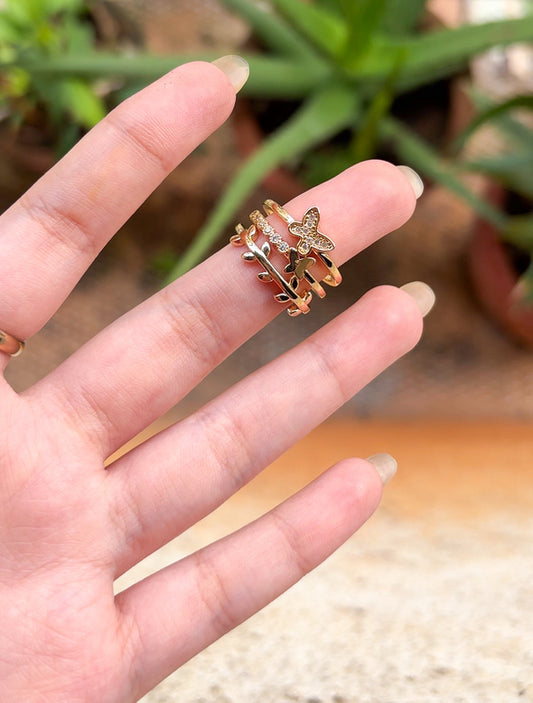 Butterfly Layered Ring